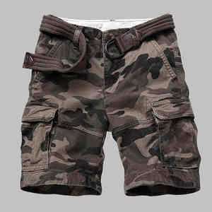 Shorts Cargo en Coton Camouflage pour Hommes – Nouvelle Collection Été – Multi-Poches Tendance – Décontractés et Respirants – Idéaux pour l'Extérieur - Product Image 2