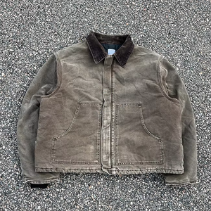 Veste trench en toile pour homme, col rabattu, fermeture éclair, poche avant, coupe classique, vêtement d'extérieur en coton tissé et fibre de bambou - Product Image 1