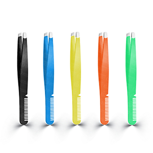 Pinzas para Cejas de Acero Inoxidable con Peine, Agarre Perfecto, Fáciles de Usar, Disponibles en Todos los Colores, Larga Duración - Product Image 1