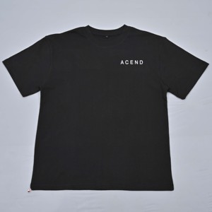 Camisetas de Verano para Hombre de Alta Calidad con Logotipo Personalizado, Manga Corta, Color Negro, Corte Regular, Cuello Redondo, Algodón Jersey, Estampado Casual con Letras en la Parte Delantera - Product Image 2