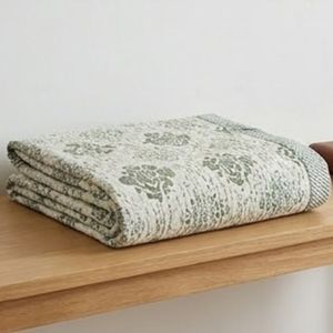 Wholesale Cotton Sanganer Kantha Queen Size <b>Throws</b> Hand Block Printed <b>Large</b> Width Handmade Indian Quilt Bedroom Decor Supplier - Product Image 6