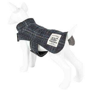2-in-1 Reversible Windowpane Plaid Dog Jacket and Matching Pet Mat Convenient Pet Accessories - Product Image 4
