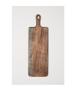 Planche à découper en bois massif faite à la main, planche à découper naturelle, planche de service pour la cuisine, pour couper, trancher, hacher et préparer les aliments - Product Image 3