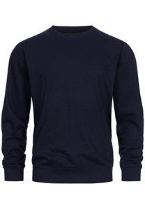 Sweat-shirt surdimensionné à col rond de haute qualité, en molleton de coton français, avec broderie de logo personnalisé, pour homme, hiver - Product Image 4