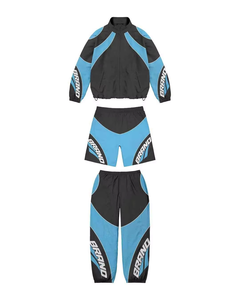 Ensemble coupe-vent personnalisé de haute qualité, ensemble deux pièces avec fermeture éclair, survêtement léger coupe-vent avec OEM - Product Image 2