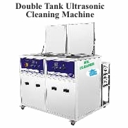 Machine de nettoyage par ultrasons à double cuve avec garantie d'un an, puissance de 2 kW, 220 V, pour le nettoyage industriel de précision multi-étapes - Product Image 2