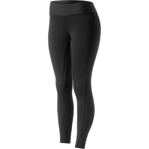 Legging d'équitation pour femme en polyester et élasthanne, respirant, léger, séchage rapide, taille mi-haute, motif uni, avec grip intégral sur le siège - Product Image 6