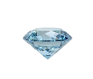 Diamante Cultivado en Laboratorio, Corte Brillante Redondo, Color Azul Fantasía, Gema Suelta, Claridad VVS1 - Product Image 3