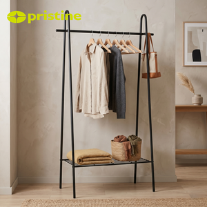 Armario Metálico Moderno Independiente con Estante para Dormitorio, Mueble de Diseño Minimalista, Perchero para Ropa - Product Image 5