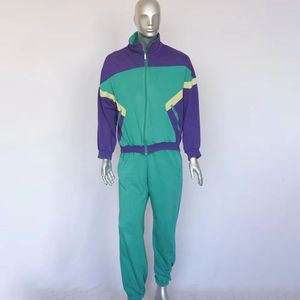 Ensemble de survêtement pour homme avec veste zippée à capuche et pantalon long, tenue sportive - Product Image 2