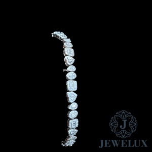 Hot Sale Supply Elegant Moissanite Tennis <b>Bracelet</b> <b>Adjustable</b> 925 Sterling Silver <b>Bracelet</b> for Daily Wear for at Best Price - Product Image 4