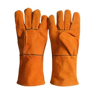 Guantes de Soldadura de Cuero de Alta Calidad a Bajo Precio, Hechos en Fábrica, Antideslizantes, Impermeables, con Protección UV, Dedos Completos, Unisex, para Exteriores - Product Image 1
