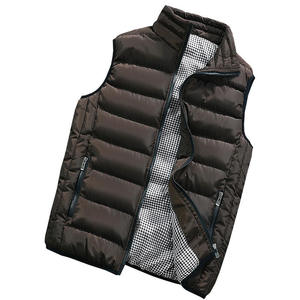 Gilet matelassé chaud pour homme, imperméable, coupe-vent, avec fermeture éclair, vêtement d'extérieur, logo personnalisé, marque privée, OEM, vente en gros, USA, décontracté - Product Image 1