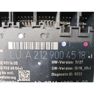 โมดูลควบคุมประตูหน้าซ้าย E-class มือสอง ของแท้ OEM A2129004518 - Product Image 4