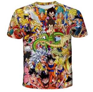 เสื้อยืดกราฟิกสไตล์อนิเมะ เสื้อยืดผ้าฝ้ายพรีเมี่ยม - Product Image 1