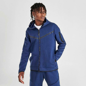 Conjunto de Chándal de Forro Polar Térmico de Lujo de Algodón con Capucha, Sudadera y Pantalón Jogger, Cortavientos, Unisex, de Gran Venta - Product Image 1