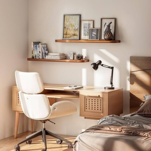 Sleek Minimalist Acacia Wood Wall Shelf - Wholesale B2B - Product Image 1