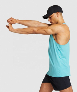 Camiseta sin mangas de algodón transpirable para hombre, de la mejor calidad, al por mayor, personalizada, para gimnasio, fitness, entrenamiento, culturismo - Product Image 3