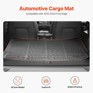 Tappetino per Bagagliaio su Misura per Ford Edge 2015-2024 e Ford Edge ST 2020-2024, Protezione in TPE Compatibile con Ford - Product Image 2