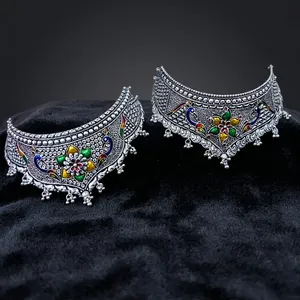 925 Sterling <b>Silver</b> Wedding & Engagement Necklace Set for Brides and Party/Festive Wear Women's Wedding Jewelry Gift Set - Product Image 4