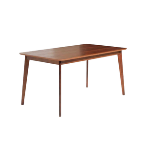 Midcentury Modern Wood Dining Table Rectangle Shape Stable Design Home Furniture for Indoor Dining Use - Product Image 1