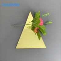 Feuille de plastique finie Miroir Mince Flexible Polycarbonate Mur Placage Feuille PMMA Acrylique Miroir Feuille