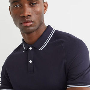Polo Personalizado para Hombre, Corte Ajustado, Transpirable, de Algodón Piqué, con Cuello con Ribete, Diseño de Manga Corta, Estilo Casual de Negocios, para Golf - Product Image 6