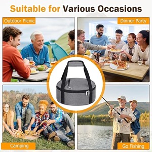 Smart Storage Vietnam Lunch Box Cooler Bag with Mesh Pocket Durable Waterproof EZ-Pack OEM - Product Image 4