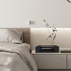 Wholesale Wooden <b>Paper</b> <b>Storage</b> <b>Box</b> Organizer Wooden Tissue Holder for Kitchen Bathroom - Product Image 2