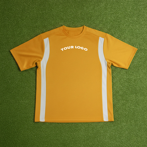 เสื้อยืดคอกลมแบบสั่งทำพิเศษสำหรับผู้ชาย ทรงหลวม ไหล่ตก ผ้าฝ้าย 100% เสื้อยืดตัดสีตัดกัน เสื้อยืดผ้าฝ้ายแบบกลับด้านได้ - Product Image 4