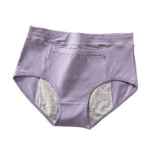 Ropa Interior Protectora de Alta Calidad al por Mayor para Niñas, Bragas Menstruales Fisiológicas para Mujeres, a Prueba de Fugas, 100% Algodón - Product Image 4