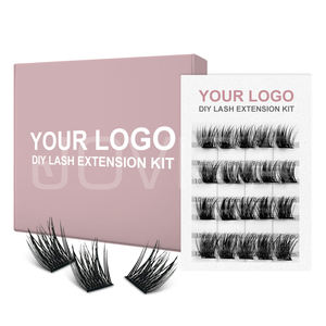 Kit de cils pour bricolage Cils en segment Cils en grappe de marque privée Cils en vison Cils de bricolage - Product Image 5