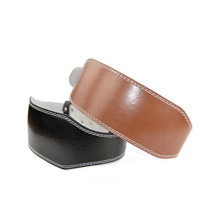 Ceinture de musculation en cuir de vachette personnalisée de haute qualité, antidérapante, respirante, robuste, avec boucle pour entraînement de force, OEM - Product Image 1