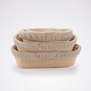 Panier à banneton en rotin fait main pour levain, meilleur prix, fournitures de boulangerie en gros - Product Image 4