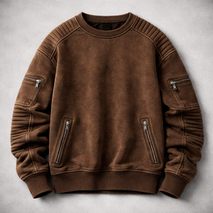 Sudadera Personalizada OEM para Hombre, de Invierno, con Pedrería, Corte Regular, Forro Polar, Impermeable, Ecológica, con Cierre Frontal y Bolsillos Personalizables - Product Image 3
