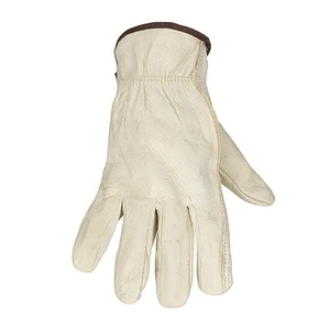 Top Cowhide Grain Leather Unlined Cotton Cuff <b>Drivers</b> <b>Gloves</b> High Performance Work Protection Abrasion Resistant Durable <b>Gloves</b> - Product Image 2