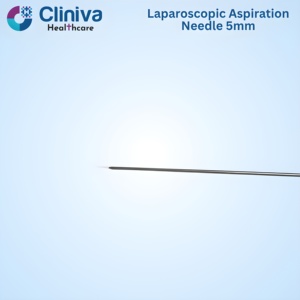 Aguja de Aspiración Laparoscópica Cliniva 5mmx330mm, Instrumento Quirúrgico Manual Reutilizable de Alta Calidad - Product Image 3
