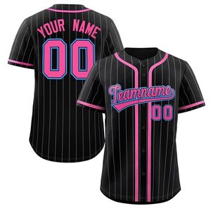 Maillot de baseball personnalisé respirant par sublimation, vente en gros, pas cher, imprimé par transfert thermique, col en V, manches courtes, uniforme d'équipe en polyester - Product Image 6