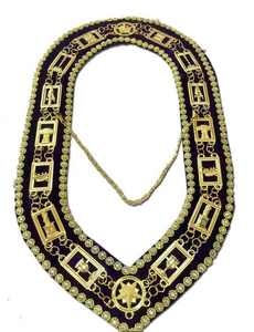 Collier de Rite Écossais de 32e Degré à Prix Réduit, Plaqué Or, Colliers de Régalia Maçonniques - Product Image 5
