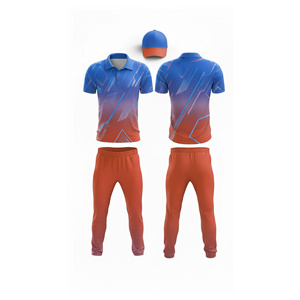Quick Dry Sublimation <b>Cricket</b> Uniform for Professional | Men Women Youth <b>Cricket</b> Wears Polo Shirt and Trouser <b>Full</b> Team Outfit - Product Image 6