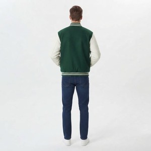 Chaqueta Varsity de Lana Oversize para Hombre Hawk Eye Sports, Estilo Urbano, Invierno, con Botones, Tallas Grandes, Secado Rápido, Relleno de Algodón H-220 - Product Image 2