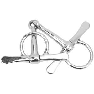 บิตแบบ Full Cheek Snaffle ขนาด 125 มม. ทำจากสแตนเลสคุณภาพสูง ปรับแต่งได้ ทนทาน อุปกรณ์ขี่ม้าสำหรับทำสวน ทำฟาร์ม และขี่ม้า - Product Image 3