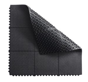 Tapis de sol de qualité export, robuste, antidérapant, absorbant les chocs, en caoutchouc, pour salle de sport, fitness et musculation, à vendre. - Product Image 4