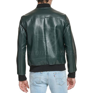 Veste en cuir de qualité supérieure, prix de gros, veste en cuir de style Letterman, veste en cuir de style Letterman de haute qualité, veste en cuir de style Letterman pour l'hiver - Product Image 3