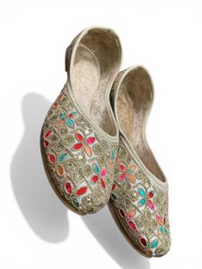 Cream Platform Closed Toe Slip-On Cushioning <b>Jutti</b> for Women - Product Image 4