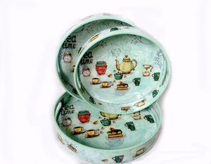 Top Selling KAMRAN <b>Round</b> Wooden <b>Serving</b> <b>Tray</b> with Customizable Size & Logo for Home Hotel Restaurant Use-Premium Quality - Product Image 3