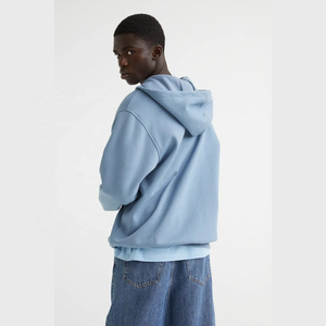 High Quality 2023 New Style Luxury 400gsm Heavyweight 100% Cotton <b>Thick</b> <b>Fleece</b> Custom Wholesale Blank Men Warm Zipper Hoodies - Product Image 4