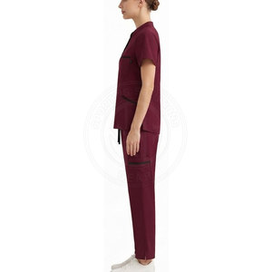 Reliable Women Healthcare Uniform Soft Breathable <b>Scrub</b> <b>Set</b> For Nurses Doctors Medical Clinics And Laboratories - Product Image 5