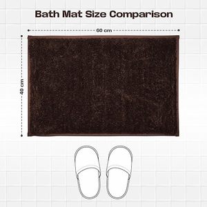 Tapis de salle de bain en microfibre personnalisé, absorbant l'eau, antidérapant, tapis de sol, paillasson, tapis shaggy, tapis moelleux, vente en gros - Product Image 5