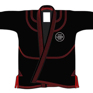 Tenues d'arts martiaux personnalisées à bas prix, ensembles d'uniformes de karaté, qualité supérieure, polyester/coton respirant, unisexe, adulte - Product Image 1